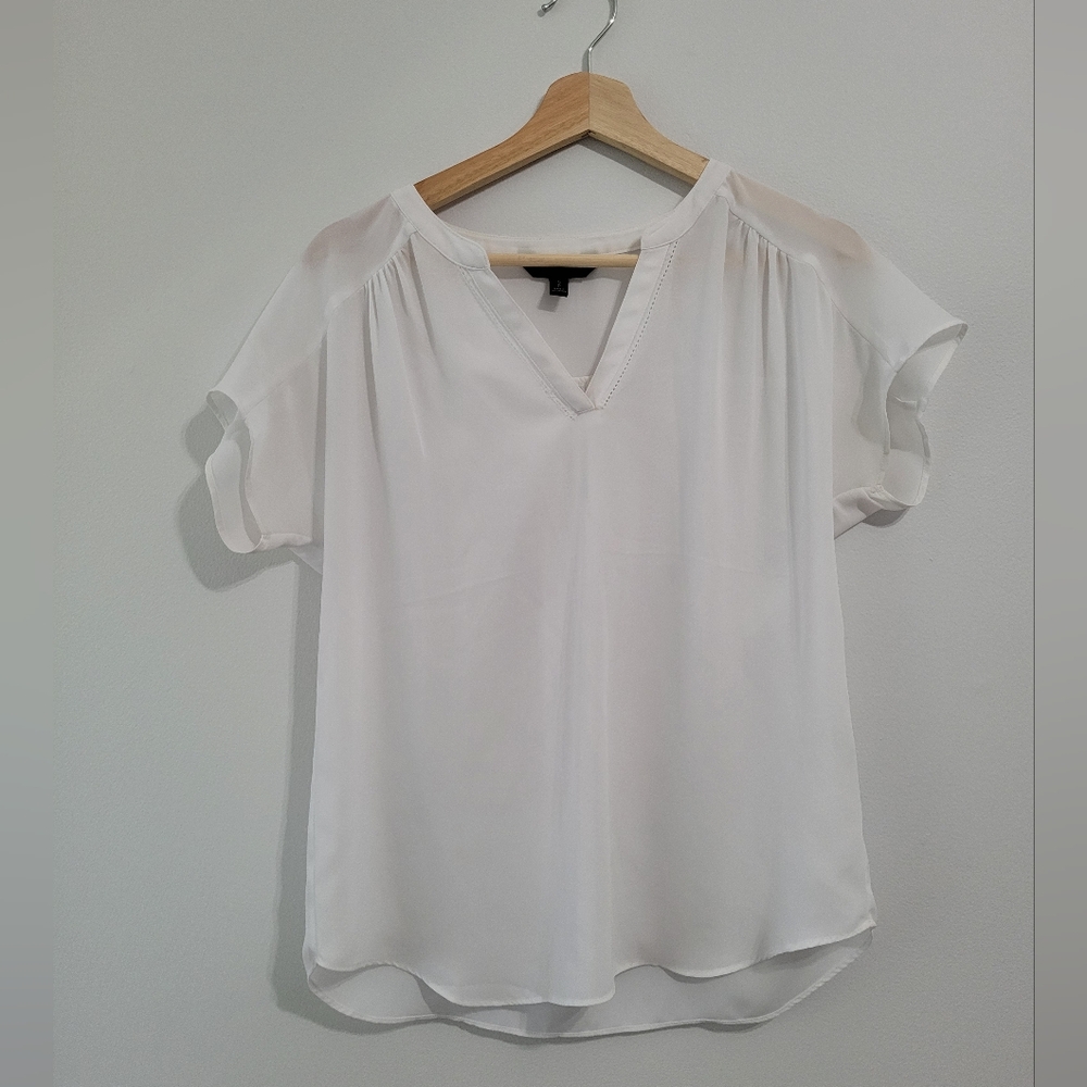 Banana Republic White Blouse